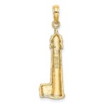 14K Polished Cape May Lighthouse Charm - Image 4