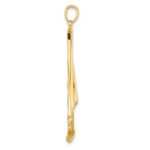 14k Sailboat with Waves Pendant - Image 2