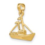 14K 3-D Tug Boat Charm - Image 5