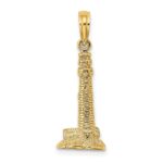 14K 3D Cape May NJ Lighthouse Charm