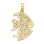 14K Polished Cut-Out ARUBA Under Angelfish Charm - Image 4