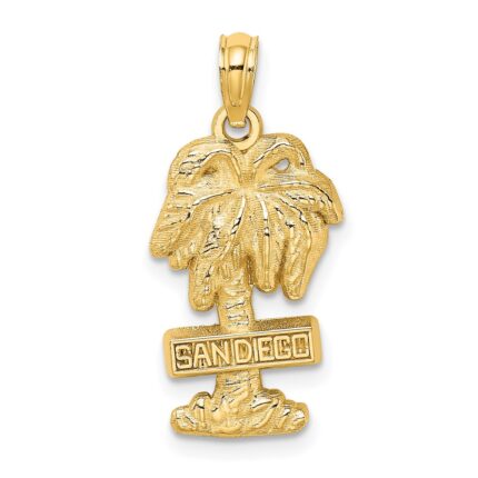 14K SAN DIEGO Palm Tree Charm