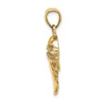 14K 2-D Polished Manatee Charm - Image 2