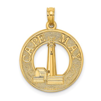 14K CAPE MAY with Lighthouse Charm