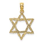 14K Fancy Star Of David Charm