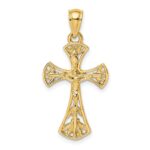 14K Fancy Crucifix Charm