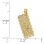 14K Textured STONE HARBOR License Plate - Image 3