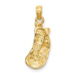 14K Polished Single Boxing Glove Pendant - Image 4
