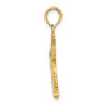 14K 2-D Soccer Shoe Kicking Ball Charm - Image 2