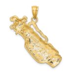 14K 2-D Golf Bag and Clubs Charm - Image 4