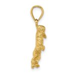 14K 3-D Karate Man Pendant - Image 2