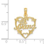 14K #1 NANA  in Heart Charm - Image 4