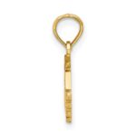 14K Polished GRADUATE Under Cap Charm - Image 2