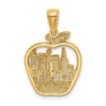 14k NEW YORK City Skyline in Apple Pendant