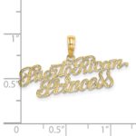 14K PUERTO RICAN PRINCESS Charm - Image 3