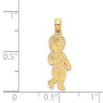 14K Little Boy Walking Charm - Image 4