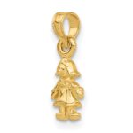 14K 3-D Mini Doll Charm - Image 5