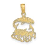 14K PISCES Zodiac Charm - Image 4