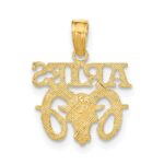 14K ARIES Zodiac Charm - Image 4