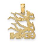 14K GEMINI Zodiac Charm - Image 4
