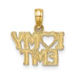 14k I HEART MY EMT Charm - Image 4