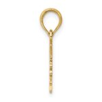 14k FIREFIGHTER'S DAUGHTER Charm - Image 2