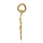 14k Polished Ballerina Charm - Image 3