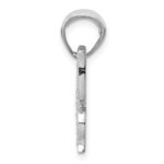 14K White Gold Butterfly Pendant - Image 2