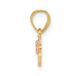 14K Rose and Yellow Gold BRAT Pendant - Image 2