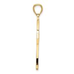 14K Polished Fancy Double Cross Pendant - Image 2