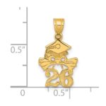 14K Graduation Cap and Diploma 26 Charm - Image 4