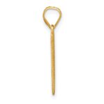 14K Class Of 2025 Rally Flag / Graduation Charm - Image 2