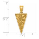 14K Class Of 2025 Rally Flag / Graduation Charm - Image 4