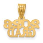 14k Polished 2026 GRAD Charm - Image 3