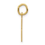 14k Small Elongated Number 8 Charm - Image 2