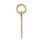 14k Small Elongated Number 13 Charm - Image 2