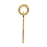 14k Small Elongated Number 72 Charm - Image 2