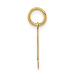 14k Small Polished Number 2 Charm - Image 2