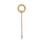 14k Medium Satin Number 46 Charm - Image 2