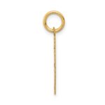 14k Small Satin Number 11 Charm - Image 2