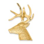 14k Laser Cut Deer Head Omega Slide - Image 3