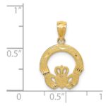 14k Claddagh Charm - Image 4