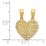 14k BIG SISTER-LITTLE SISTER 2-Piece Break-apart Charm - Image 4