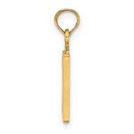 14k Polished Number 10 Pendant - Image 2