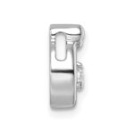 14k WG 2 Birthstone and Dia Mother/Child Chain Slide Semi-mount - Image 3