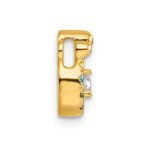 14k 6 Birthstone and Dia. Mother/Child Chain Slide Semi-mount - Image 3