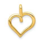 14k 1/20 carat Diamond Heart Pendant - Image 3