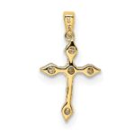 14k 1/15 carat Diamond Cross Pendant - Image 3