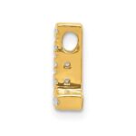 14K  Diamond Letter L Initial Charm - Image 2