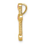 14k Ruby Cross Chain Slide - Image 2